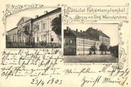 T2/T3 1903 Fehértemplom, Ung. Weisskirchen, Bela Crkva; K.u.K. Offiziers Casino, K.u.K. Offiziers Wohnungen / Osztrák-ma - Non Classés