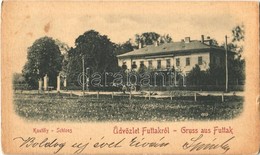 T2/T3 1900 Futak, Futtak, Futog; Hadik Kastély / Schloss / Castle (kis Szakadás / Small Tear) - Sin Clasificación