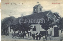 T2 1911 India, Indija;  Gemeindehaus / Községháza / Town Hall - Ohne Zuordnung