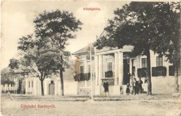 ** T2/T3 Kerény, Kernya, Kernei, Kljajicevo (Zombor, Sombor); Községháza. Imre J. Kiadása / Town Hall  (EK) - Sin Clasificación