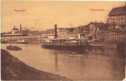 T2/T3 1908 Pancsova, Pancevo; Hajóállomás. W.L. (?) 770. / Port, Steamship (EK) - Sin Clasificación