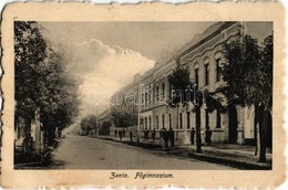 * T2/T3 1919 Zenta, Senta; Főgimnázium / Grammar School - Ohne Zuordnung
