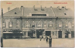* T2/T3 1908 Zombor, Sombor; Vadászkürt Szálloda, Kávéház és étterem / Hotel, Cafe And Restaurant  (EK) - Ohne Zuordnung