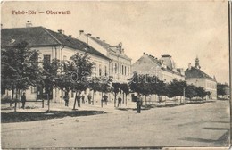 T4 1910 Felsőőr, Felső-Eör, Oberwarth, Oberwart; Fő Utca, Községháza. Jos. Strobl 61. / Main Street, Town Hall (EM) - Sin Clasificación