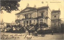 T2 1921 Spa, Etablissement Des Bains / Spa Hotel, Horse Chariot - Autres & Non Classés