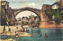 ** T3 Mostar, Römerbrücke / Roman Bridge, Bathing Children  (fa) - Autres & Non Classés