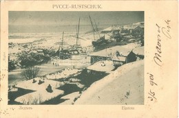 T2 1901 Ruse, Rustschuk; Eisstoss / Ice Blast In The Sea, Winter - Sonstige & Ohne Zuordnung