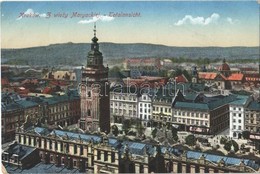 T2/T3 Kraków, Krakau, Krakkó; Z Wiezy Maryackiej / Totalansicht / General View, Tower, Tram (EK) - Otros & Sin Clasificación