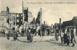 ** T2 Pisz, Johannisburg; Der Krieg Im Osten, Zerstörungen Am Marktplatz / Destruction At The Marketplace - Otros & Sin Clasificación