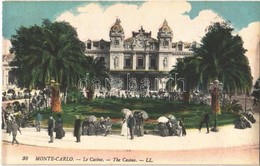 ** T2/T3 Monte-Carlo, Le Casino / The Casino (crease) - Autres & Non Classés