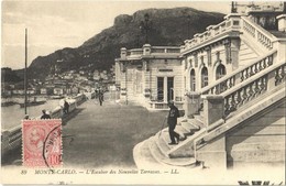 T1 Monte-Carlo, L'Escalier Des Nouvelles Terrasses / Terrace, Staircase. TCV Card - Autres & Non Classés