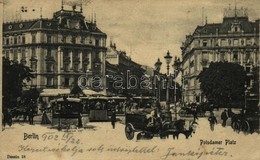 T2/T3 1902 Berlin, Potsdamer Platz / Square, Horse-drawn Tram, Hotel (EK) - Sin Clasificación