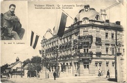 ** T2 Dresden, Drezda; Weisser Hirsch, Dr. Lahmann's Sanatorium, Geschäftsgebäude Mit Neuer Wandelhalle, Dr. Med. H. Lah - Ohne Zuordnung