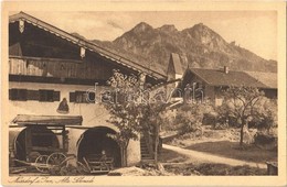 ** T1 Nussdorf Am Inn, Alte Schmiede, Dorfpartie Mit Heuberg / Old Forge, Mountain - Ohne Zuordnung