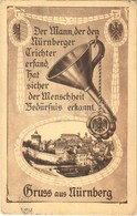 * T2/T3 Nürnberg, Nuremberg; Art Nouveau, Coat Of Arms (EK) - Ohne Zuordnung