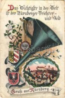 * T3 Nürnberg, Nuremberg; Art Nouveau, Coat Of Arms (tears) - Ohne Zuordnung