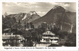 T2/T3 1958 Oberaudorf, Berggasthof U. Pension Hocheck, Heuberg, Kranzhorn / Hotel, Mountains + 'Oberaudorf Luftkurort Wi - Ohne Zuordnung