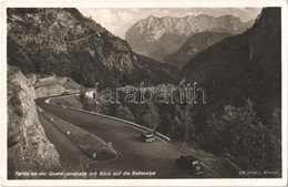** T2/T3 Queralpenstrasse Mit Blick Auf Die Reiteralpe / Alpine Road, Mountains, Automobiles (EK) - Ohne Zuordnung