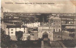 ** T2/T3 Vicenza, Panorama Dall'Arco Di Trionfo Delle Scaletta / General View, Triumphal Arch (fl) - Otros & Sin Clasificación