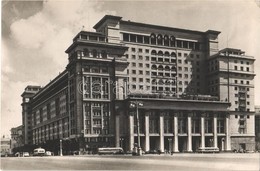 T2/T3 1958 Moscow, Moskau, Moscou; Hotel 'Moskva', Automobiles, Photo (EK) - Altri & Non Classificati