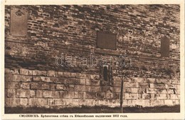 ** T1/T2 Smolensk, Fortress Wall With Plaques Of The Jubilee From 1912 - Altri & Non Classificati
