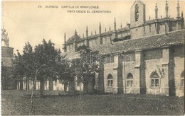 ** T1 Burgos, Cartuja De Miraflores, Vista Desde El Cementerio / Miraflores Charterhouse, Monastery, View From The Cemet - Otros & Sin Clasificación