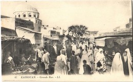 ** T1 Kairouan, Grande Rue / Street, Vendors - Autres & Non Classés