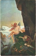** T2 Alpská Pohádka / Fairy Of The Alps, Erotic Nude Lady, Salon J.P.P. 2083. S: K. Dielitz - Sin Clasificación