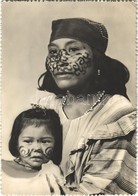 ** T2/T3 Venezuela Pintoresco, Sus Costumbres Y Paisajes, India Goajira (Edo Zulia) / Indian Woman And Child From The Gu - Non Classés