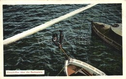 ** T2/T3 Einschiffen über Die Backspiere. G. C. Pola 1912/13. / Mariners Embark On The Swinging Boom. K.u.K. Kriegsmarin - Non Classés