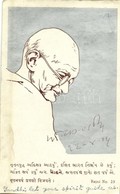 * T2/T3 Mahatma Gandhi. Rajni No. 19. Silver Art Postcard - Sin Clasificación