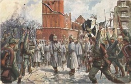 T2/T3 Der Kaiser Inmitten Seiner Truppen Auf Dem Marktplatz In Lyck / Wilhelm II With His Soldiers In Elk (Poland). WWI  - Non Classificati