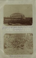 T2 1915 Russische Gefangene, Ostgalizien / WWI Austro-Hungarian K.u.K. Military, Bridge Ruins, Russian Prisoners Of War  - Ohne Zuordnung