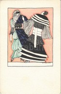** T1 Zwei Masken / Art Nouveau Couple. Wiener Werkstätte Nr. 713. S: Maria Likarz - Sin Clasificación