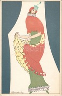 ** T1 Mode / Art Nouveau Lady Fashion. Wiener Werkstätte No. 852. S: Otto Lendecke - Sin Clasificación