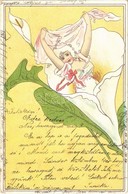 T2/T3 Lady In Flower, Art Nouveau Litho - Sin Clasificación