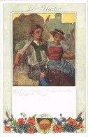 ** T1/T2 Die Glocke. Lied Von Der Glocke. Nr. 8. Karte Nr. 199. / Deutscher Schulverein Art Postcard, Studentica - Non Classés