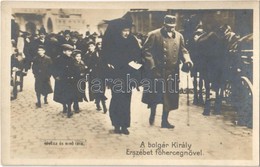 ** T2 A Bolgár Király Erzsébet Főhercegnővel. Révész és Bíró 1916 / Ferdinand I Of Bulgaria With Sisi - Non Classés