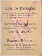 Románia / Oradea (Nagyvárad) 1927. 'Nagyváradi Takarékpénztár - A Kolozsvári Takarékpénztár és Hitelbank R.T. Fiókja' Be - Sin Clasificación