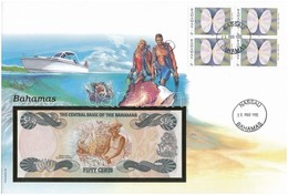 Bahamák 1984. 50c Felbélyegzett Borítékban, Bélyegzéssel T:I 
Bahamas 1984. 50 Cents In Envelope With Stamp And Cancella - Sin Clasificación