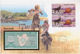 Burundi 1991. 10Fr Felbélyegzett Borítékban, Bélyegzéssel T:1
Burundi 1991. 10 Francs In Envelope With Stamp And Cancell - Non Classés