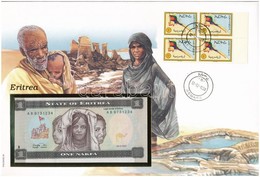 Eritrea 1997. 1N Felbélyegzett Borítékban, Bélyegzéssel T:I 
Eritrea 1997. 1 Nakfa In Envelope With Stamp And Cancellati - Sin Clasificación