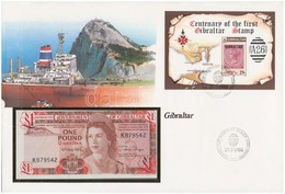 Gibraltár 1983. 1Ł Felbélyegzett Borítékban, Bélyegzéssel T:I 	
Gibraltar 1983. 1 Pound In Envelope With Stamp And Cance - Sin Clasificación