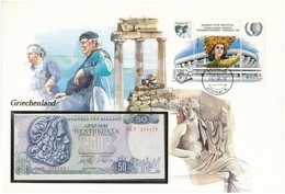 Görögország 1978. 50Dr Felbélyegzett Borítékban, Bélyegzéssel T:I 
Greece 1978. 50 Drachmai In Envelope With Stamp And C - Sin Clasificación