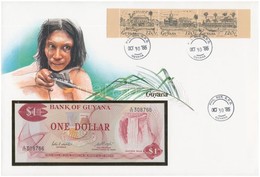 Guyana 1983. 1$ Felbélyegzett Borítékban, Bélyegzéssel T:1
Guyana 1983. 1 Dollar In Envelope With Stamp And Cancellation - Non Classés