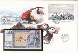 Izland 1961. 10K Felbélyegzett Borítékban, Bélyegzéssel T:I 	
Iceland 1961. 10 Kronur In Envelope With Stamp And Cancell - Non Classés