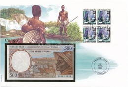 Közép-Afrika/Kongó Bankjegyes Pecsételt és Bélyeges Boríték Benne Kamerun 1994-1997. 500Fr T:I
Central Africa/Congo Seal - Sin Clasificación