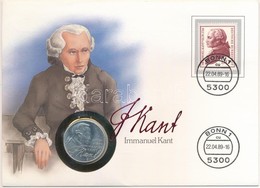 NSZK 1974D 5M Ag 'Immanuel Kant' Felbélyegzett Borítékban, Bélyegzéssel T:1- Patina
FRG 1974D Mark Ag 'Immanuel Kant' In - Sin Clasificación