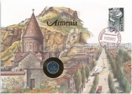 Örményország 1994. 10d Felbélyegzett Borítékban, Bélyegzéssel, Német Nyelvű Leírással T:I 
Armenia 1994. 10 Dram In Enve - Sin Clasificación