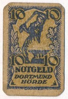 Németország / Weimar Köztársaság / Dortmund és Hörde 1920. 10pf Karton Utalvány T:III
Germany / Weimar Republic / Dortmu - Non Classés